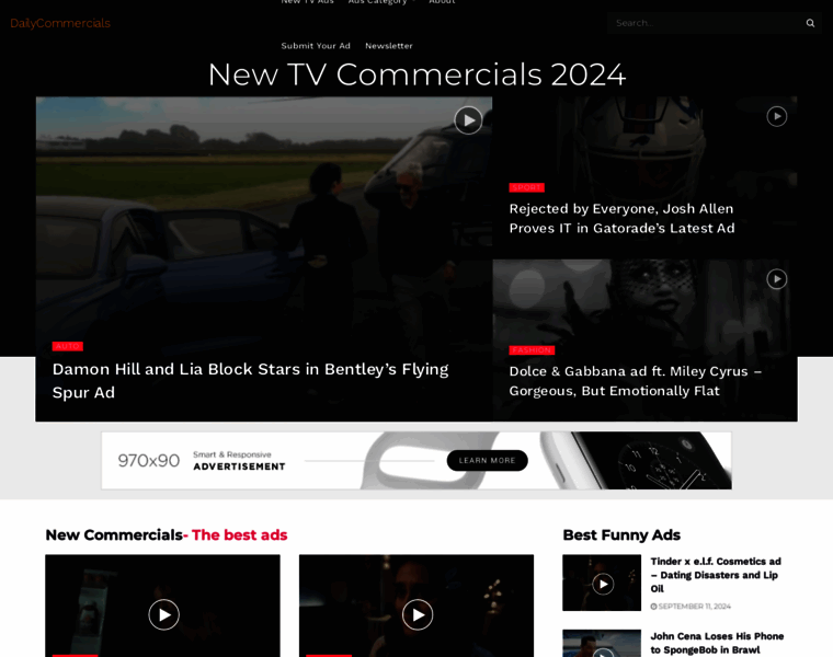 Dailycommercials.com thumbnail