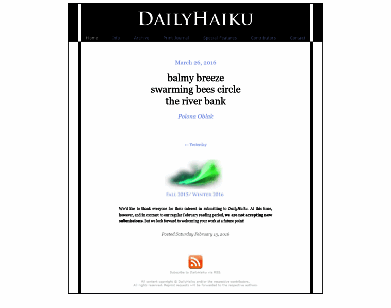 Dailyhaiku.org thumbnail