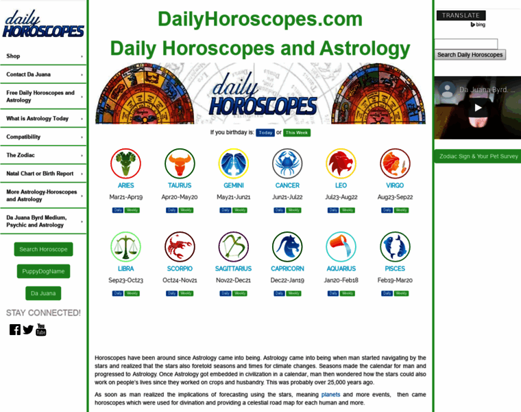 Dailyhoroscopes.com thumbnail