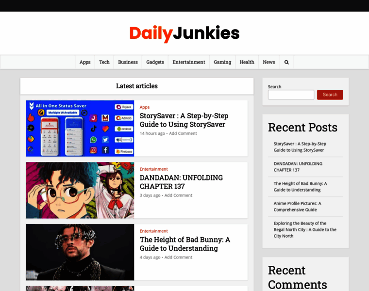 Dailyjunkies.com thumbnail