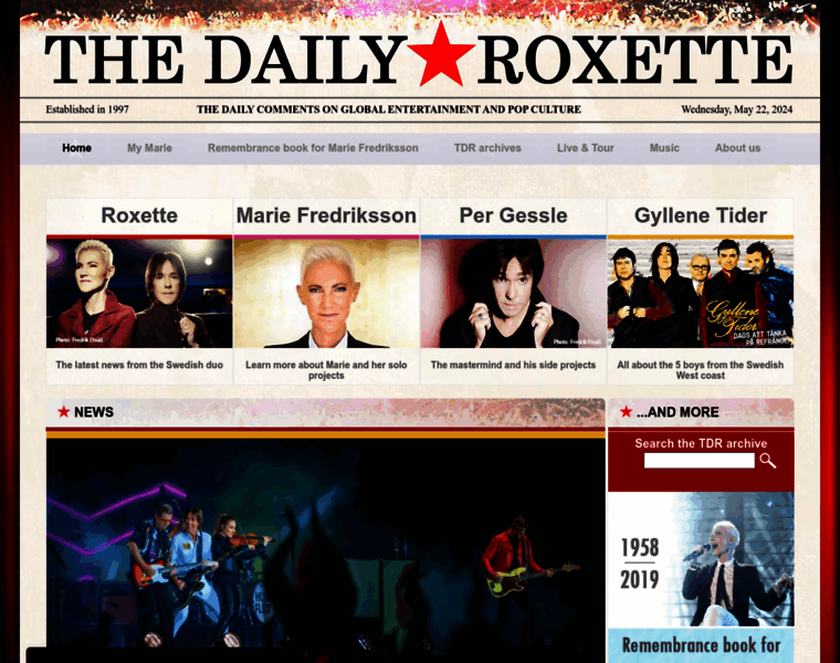Dailyroxette.com thumbnail