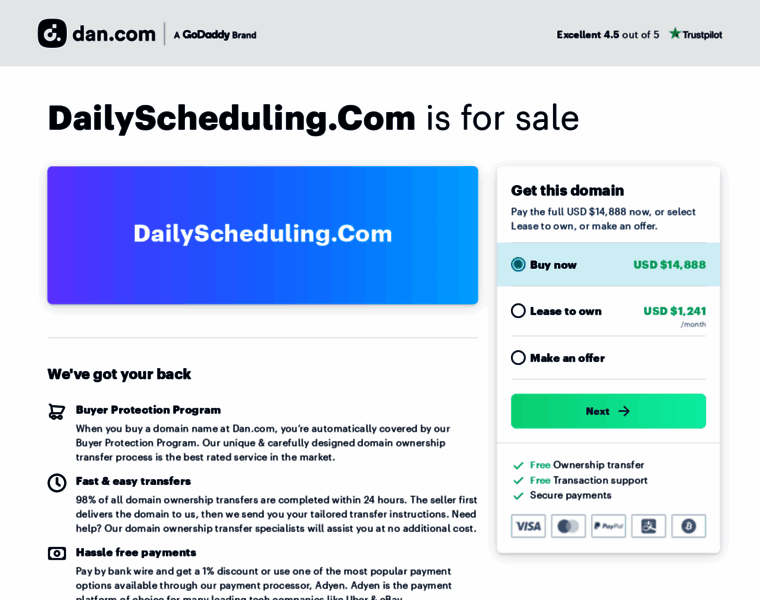 Dailyscheduling.com thumbnail