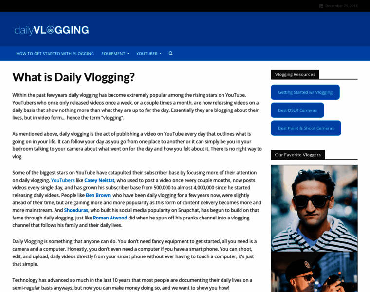 Dailyvlogging.com thumbnail