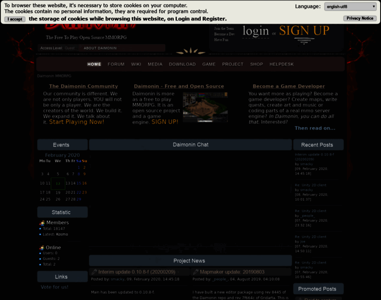 Daimonin.com thumbnail