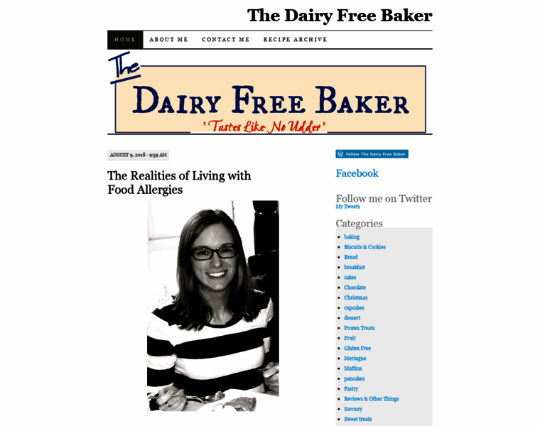 Dairyfreebaker.com thumbnail