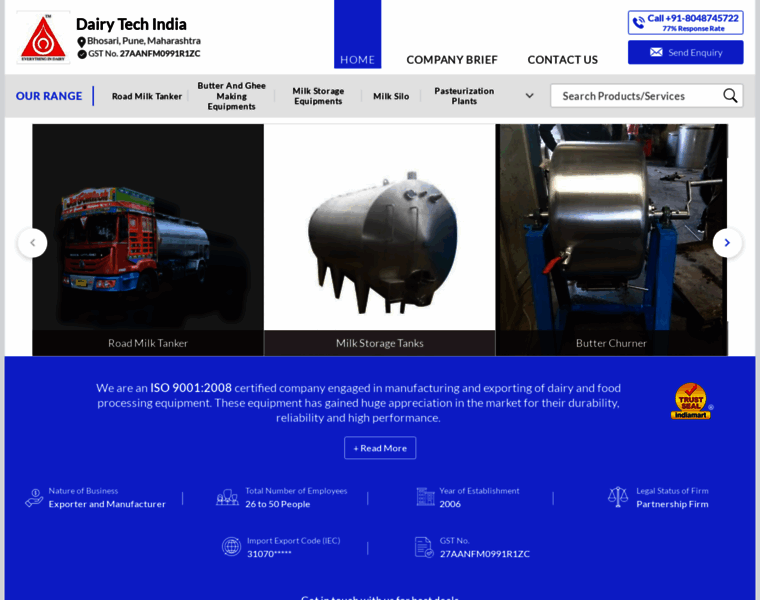 Dairytechindia.net thumbnail Dairytechindia.net thumbnail
