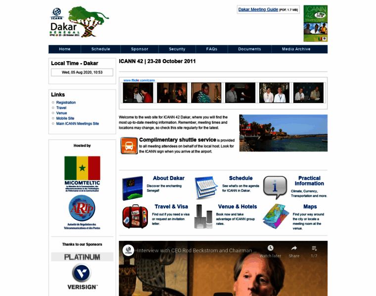 Dakar42.icann.org thumbnail