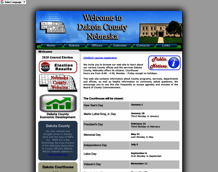 Dakotacountyne.org thumbnail
