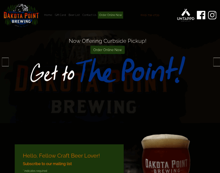 Dakotapointbrewing.com thumbnail