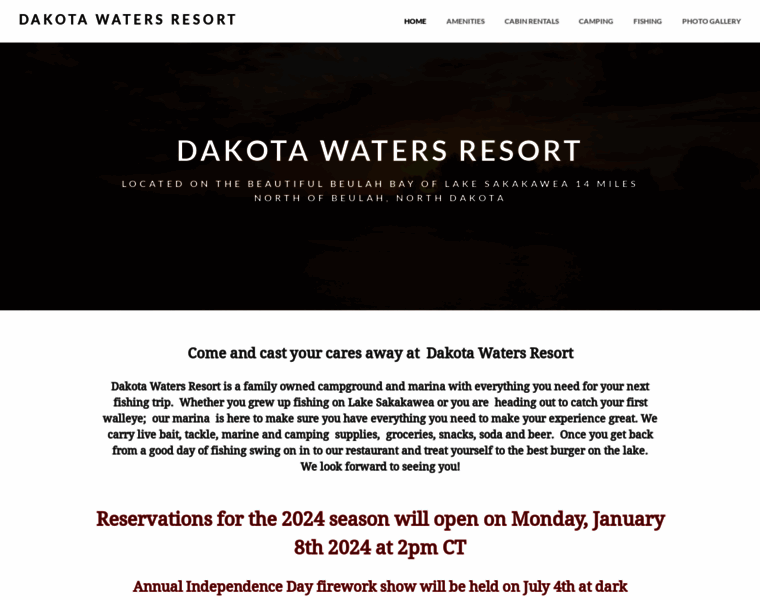 Dakotawatersresort.com thumbnail