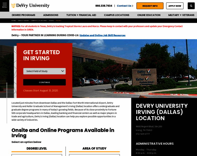 Dal.devry.edu thumbnail