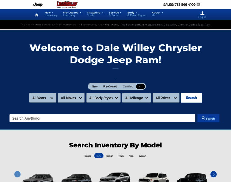 Dalewilleycdjr.com thumbnail