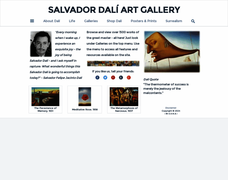 Dali-gallery.com thumbnail