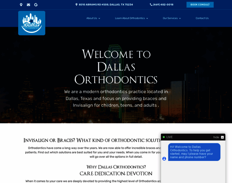 Dallas-ortho.com thumbnail