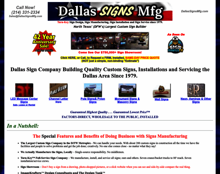 Dallas-sign-company.com thumbnail