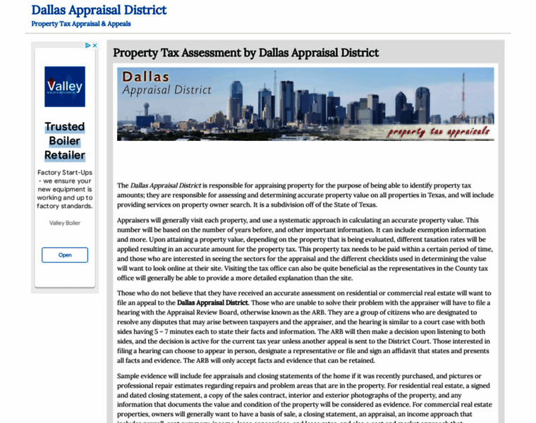 Dallasappraisaldistrict.net thumbnail
