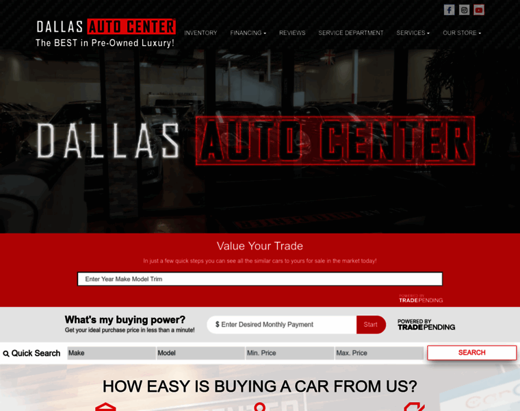 Dallasautocenter.com thumbnail