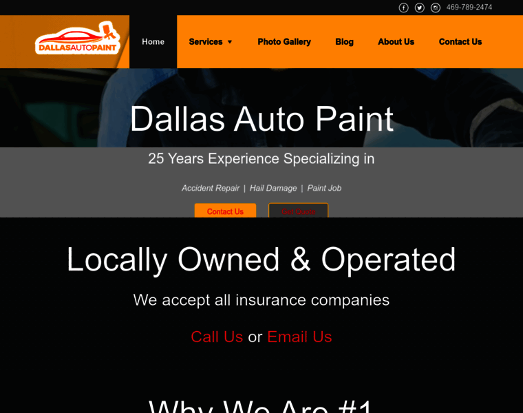 Dallasautopaint.com thumbnail