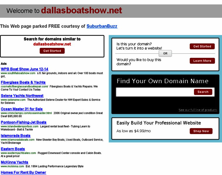 Dallasboatshow.net thumbnail