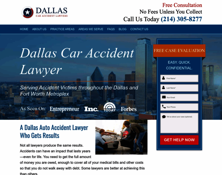Dallascaraccidentlawyers.net thumbnail