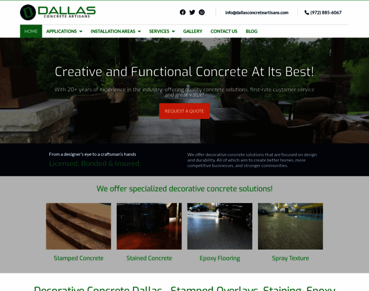 Dallasconcreteartisans.com thumbnail
