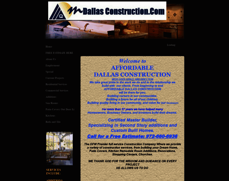 Dallasconstruction.com thumbnail