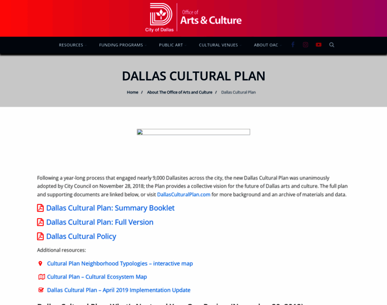 Dallasculturalplan.com thumbnail