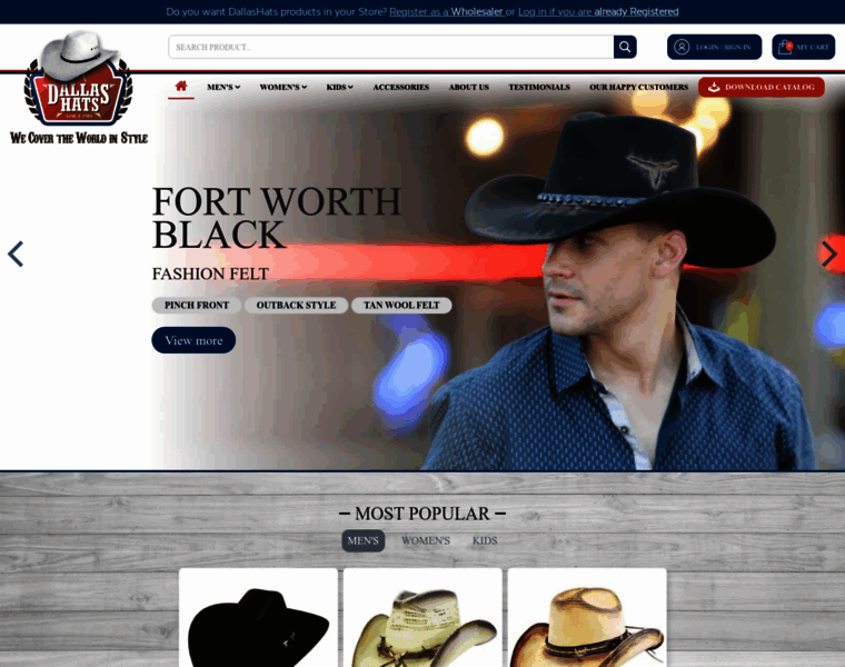 Dallashats.com thumbnail