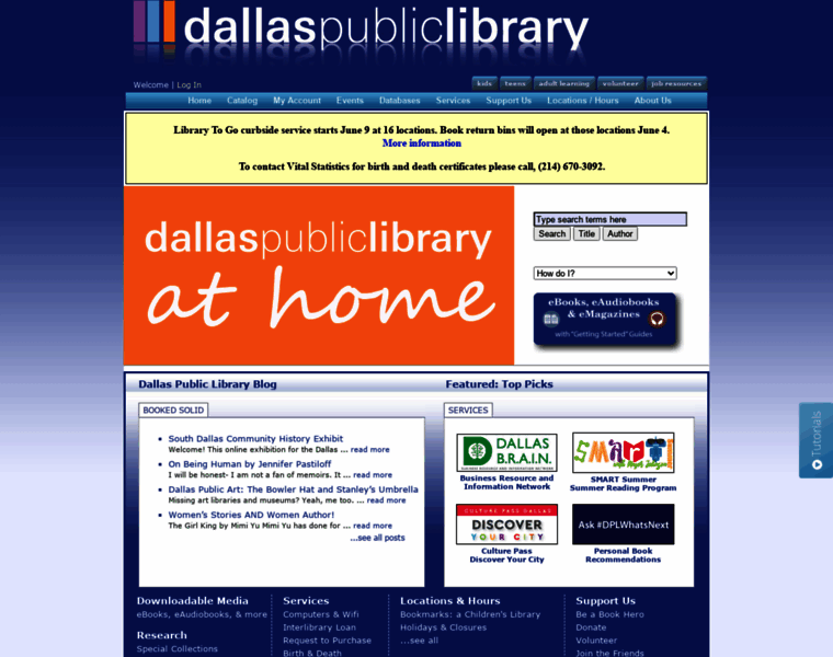 Dallaslibrary2.org thumbnail