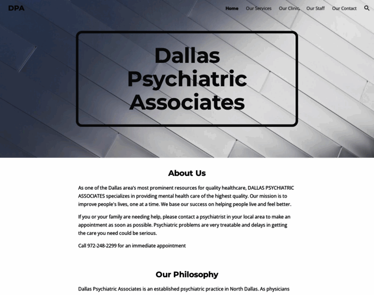 Dallaspsychiatry.com thumbnail