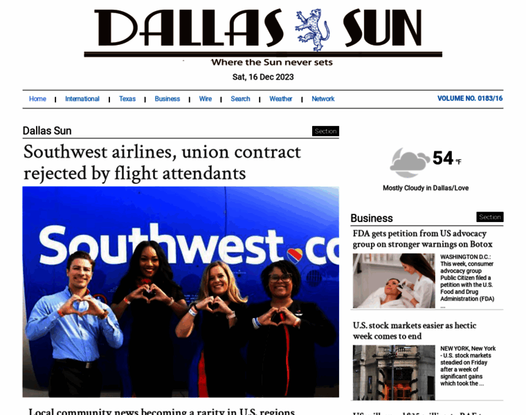 Dallassun.com thumbnail