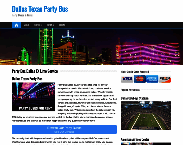 Dallastexaspartybus.com thumbnail