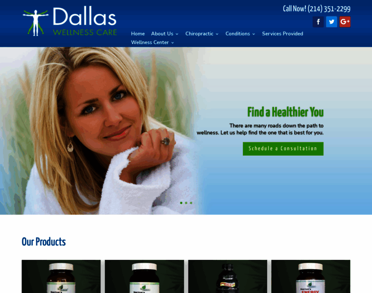 Dallaswellnesscare.com thumbnail