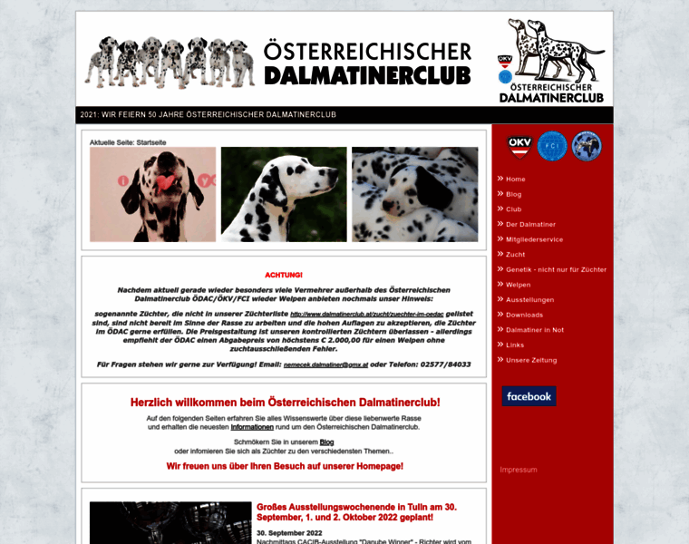 Dalmatinerclub.at thumbnail
