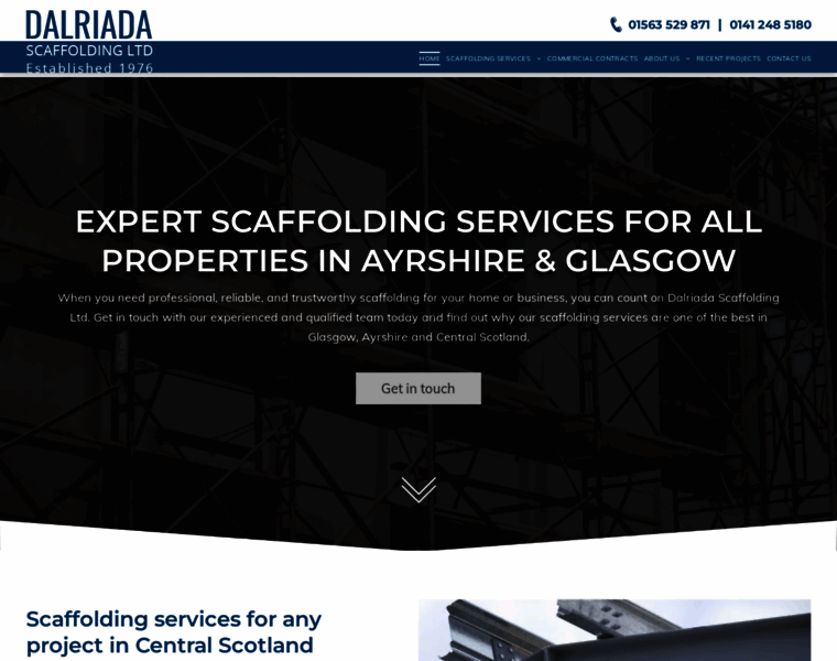 Dalriada-scaffolding.co.uk thumbnail