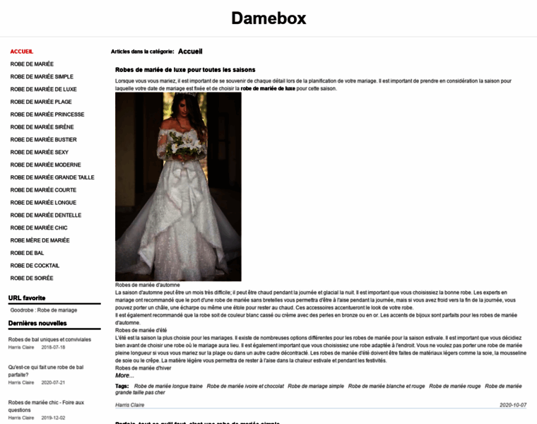 Damebox.com thumbnail