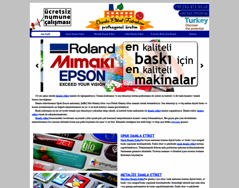 Damlaetiketfabrikasi.com thumbnail