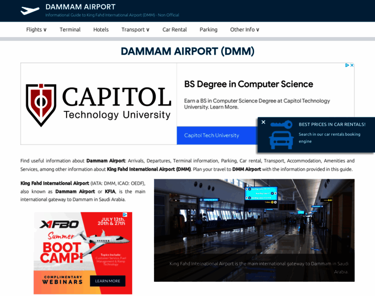 Dammam-airport.com thumbnail