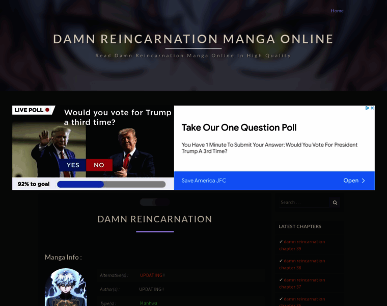 Damnreincarnation.com thumbnail