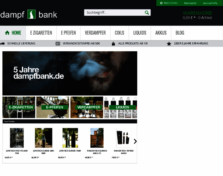 Dampfbank.com thumbnail