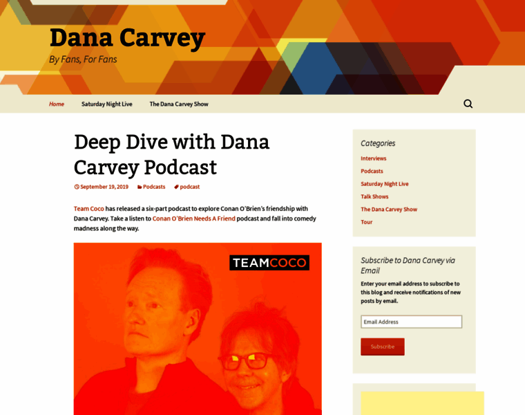 Danacarvey.net thumbnail