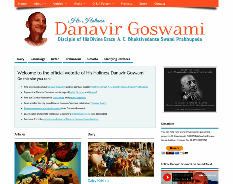 Danavirgoswami.com thumbnail