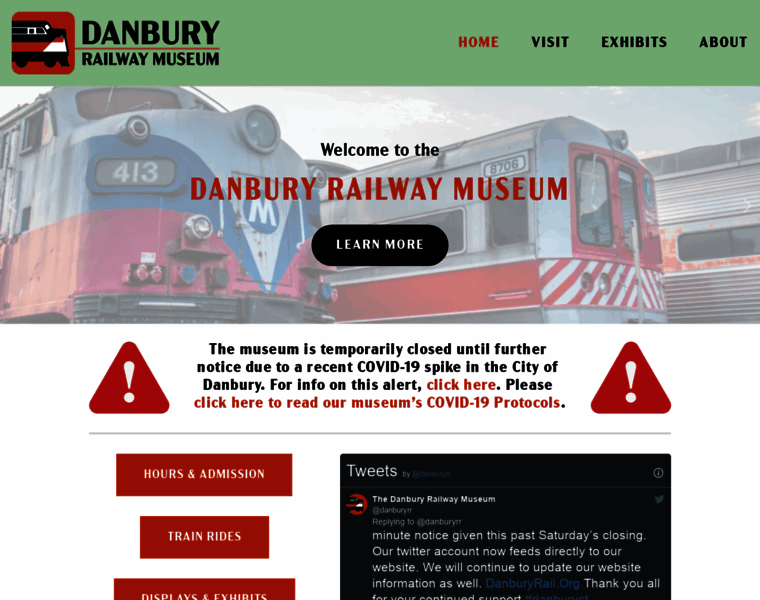 Danburyrailwaymuseum.org thumbnail