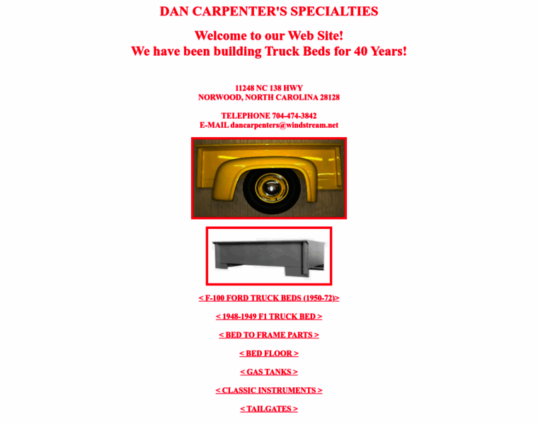 Dancarpenters.com thumbnail