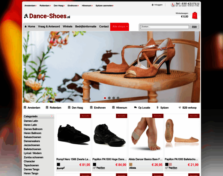 Dance-shoes.nl thumbnail