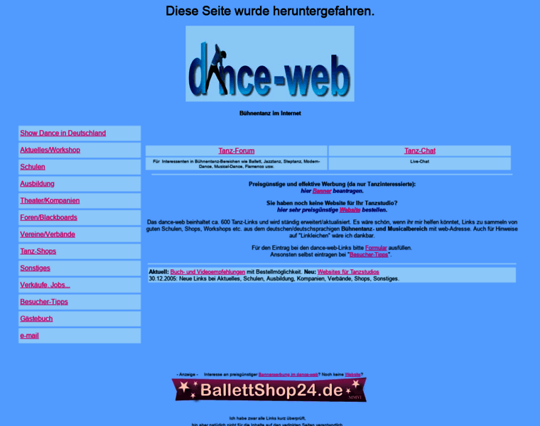 Dance-web.de thumbnail