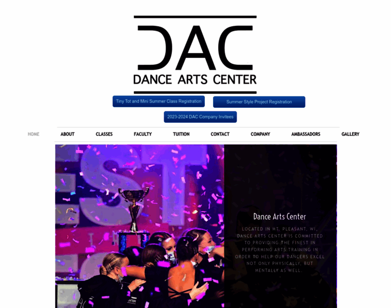 Danceartscenterinfo.com thumbnail