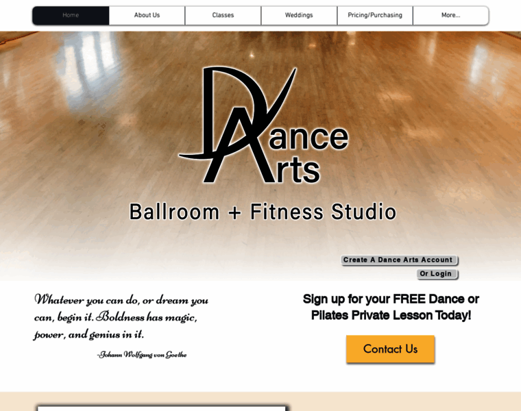 Danceartsstudios.com thumbnail