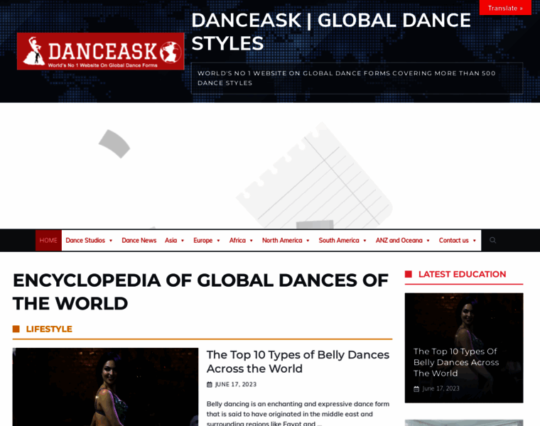 Danceask.net thumbnail