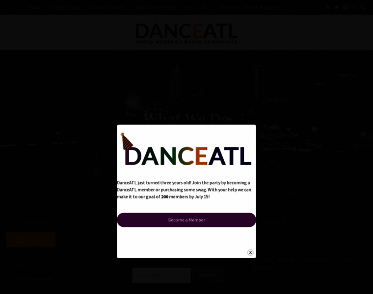 Danceatl.org thumbnail